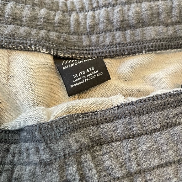 American Eagle Men's Good Vibes Grey Joggers size XL - Picture 7 of 8